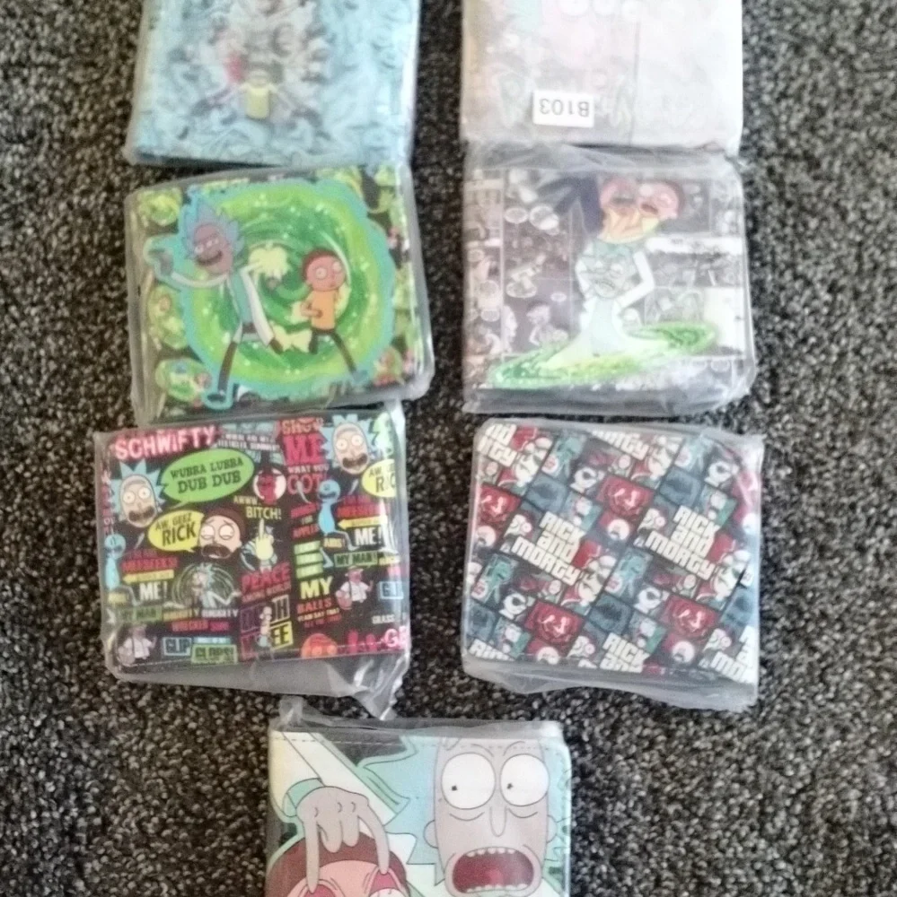 Rick and morty wallets